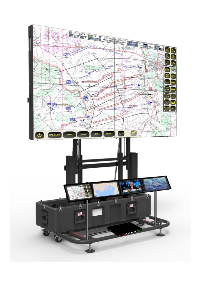2x2 Deployable display system